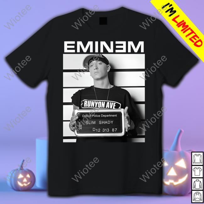 Official Eminem Merch Arrest T-Shirt Official Eminem Merch Arrest T-Shirt