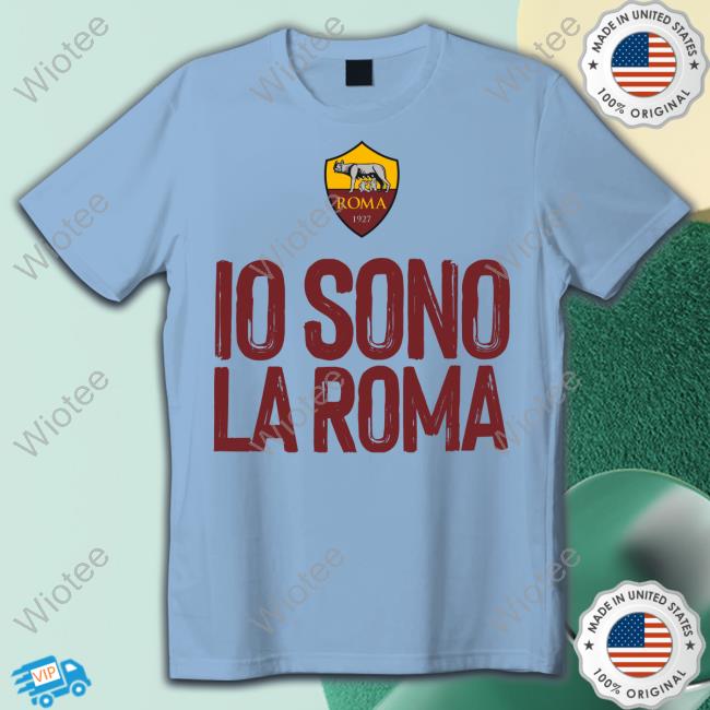 Official AS Roma Io Sono La Roma T-Shirt Official AS Roma Io Sono La Roma T-Shirt