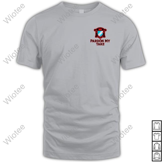 Official Pardon My Take Cres Sweatshirt Official Pardon My Take Cres Sweatshirt