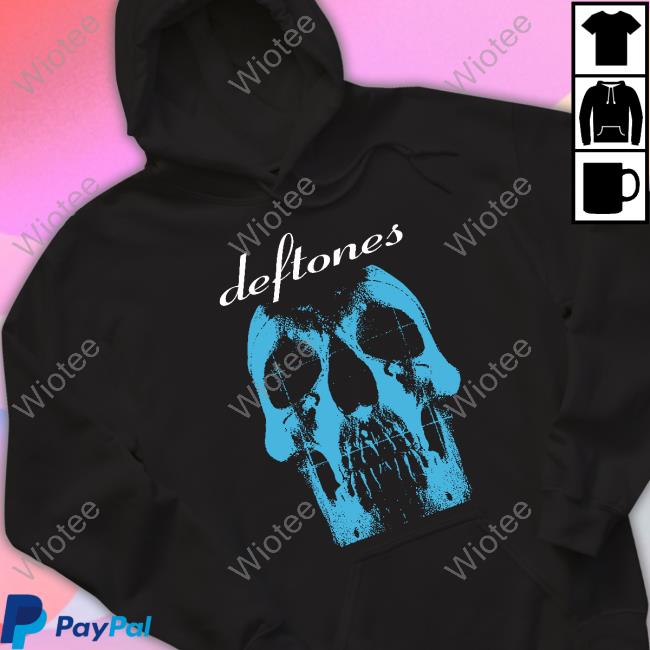 Deftones Split Skull Logo Crewneck Sweatshirt Deftones Split Skull Logo Crewneck Sweatshirt