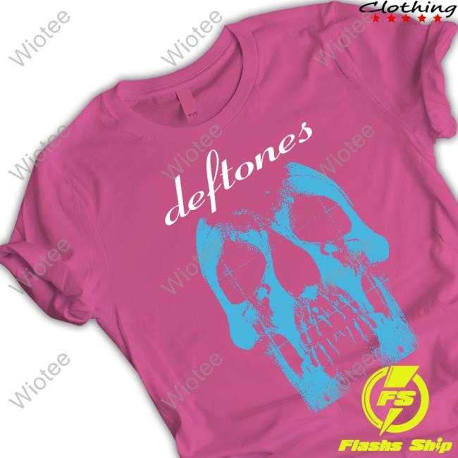 Deftones Split Skull Logo Crewneck Sweatshirt Deftones Split Skull Logo Crewneck Sweatshirt