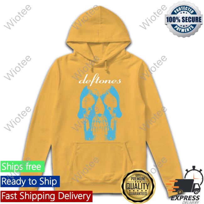Deftones Split Skull Logo Crewneck Sweatshirt Deftones Split Skull Logo Crewneck Sweatshirt