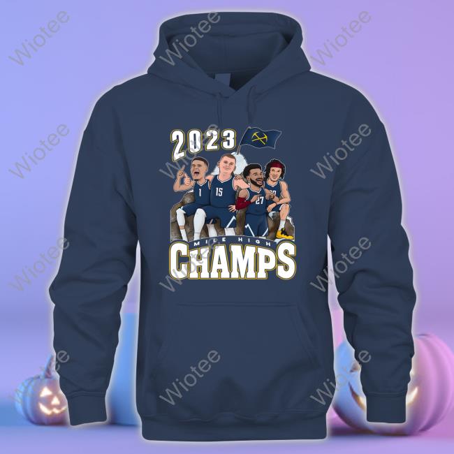 Barstool Sports Merch Mile High Champions 2023 Hooded Sweatshirt Barstool Sports Merch Mile High Champions 2023 Hooded Sweatshirt