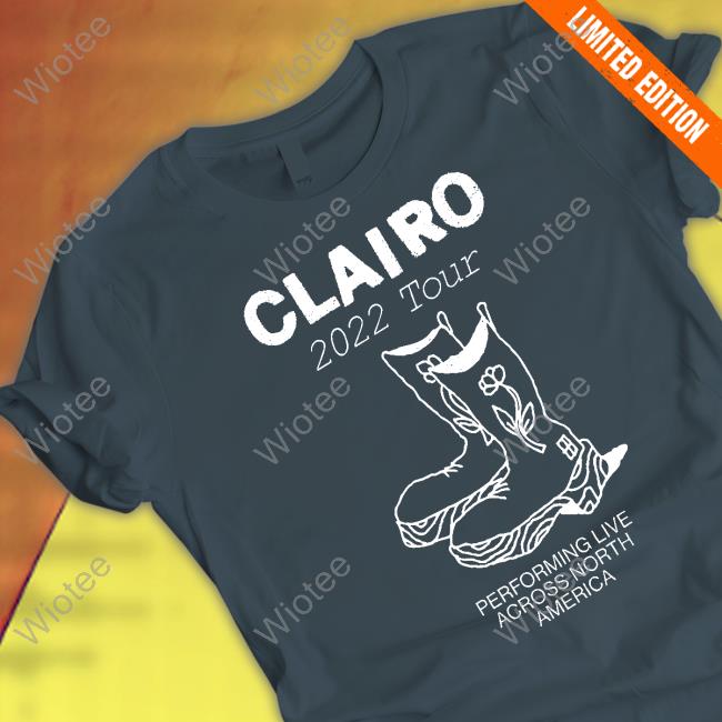Official Clairo 2022 Tour Boots North American Tour Shirts Official Clairo 2022 Tour Boots North American Tour Shirts