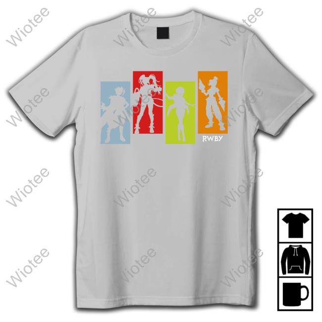 Official RWBY BRIR Silhouette Shirts Official RWBY BRIR Silhouette Shirts