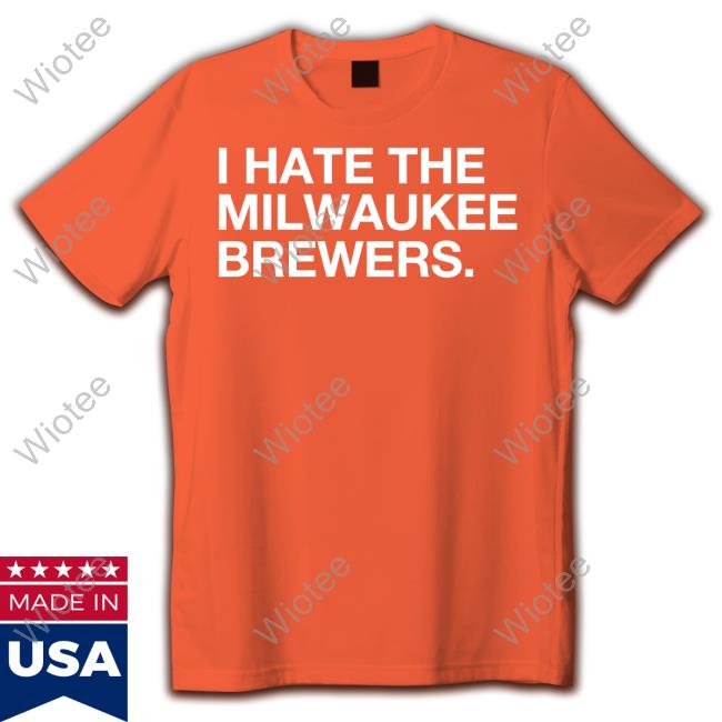 Obvious Shirts I Hate The Milwaukee Brewers Hoodie - Shirtnewus