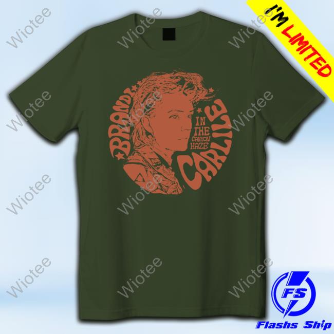 Official Brandi Carlile The Canyon Haze Circle Profile Shirt Official Brandi Carlile The Canyon Haze Circle Profile Shirt
