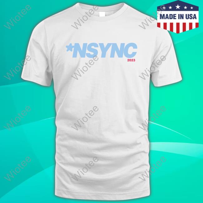 Nsync Merch 2023 Logo Shirt Nsync Merch 2023 Logo Shirt