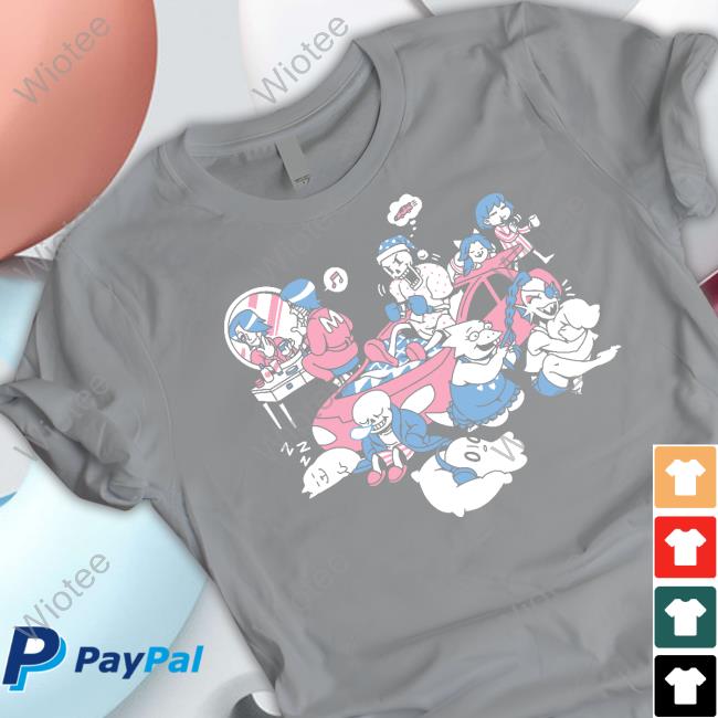 Fangamer Undertale Sleepover Shirt Fangamer Undertale Sleepover Shirt