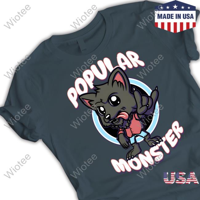 Official Falling In Reverse Merch Popular Monster Cartoon Wolf Shirt Official Falling In Reverse Merch Popular Monster Cartoon Wolf Shirt