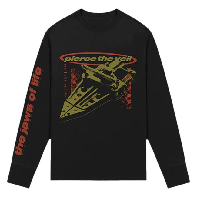Official Pierce The Vei Clothing Store Shop Ptvmerch The Jaws Of Life Long Sleeve T Shirt Ptv Merch Official Pierce The Vei Clothing Store Shop Ptvmerch The Jaws Of Life Long Sleeve T Shirt Ptv Merch