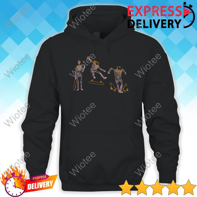 Official Punz Merch Skeleton Skateboard T Shirt Punz0p Official Punz Merch Skeleton Skateboard T Shirt Punz0p
