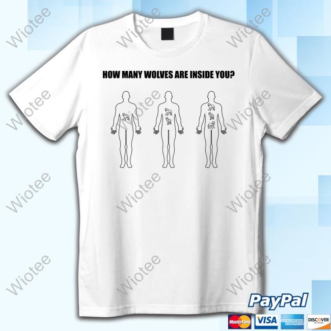 Official How Many Wolves Are In Inside You T Shirts Official How Many Wolves Are In Inside You T Shirts