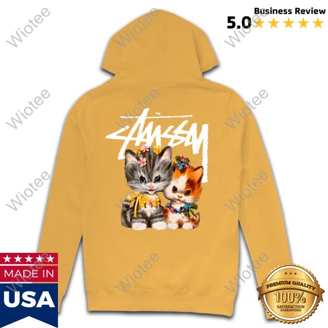 Official Lee Know BTS Stussy Kittens Shirts Official Lee Know BTS Stussy Kittens Shirts