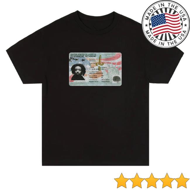 Official 21 Savage Merch Legal Citizen Tee Official 21 Savage Merch Legal Citizen Tee
