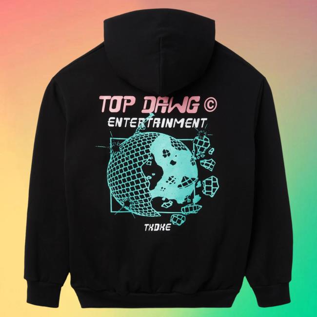 Official Clothing Top Dawg Entertainment Merch Store Global Hooded Sweatshirt (Black) Official Clothing Top Dawg Entertainment Merch Store Global Hooded Sweatshirt (Black)