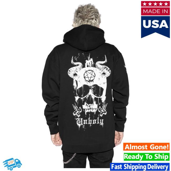 Blackcraft Cult Clothing Store BlackcraftCult Skull Drip - Heavyweight Popover Hoodie Blackcraft Cult Clothing Store BlackcraftCult Skull Drip - Heavyweight Popover Hoodie
