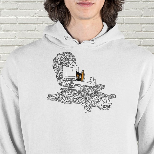 Bitcoinmagazine Merch The Big-Brain Magazine Reader Sweatshirt