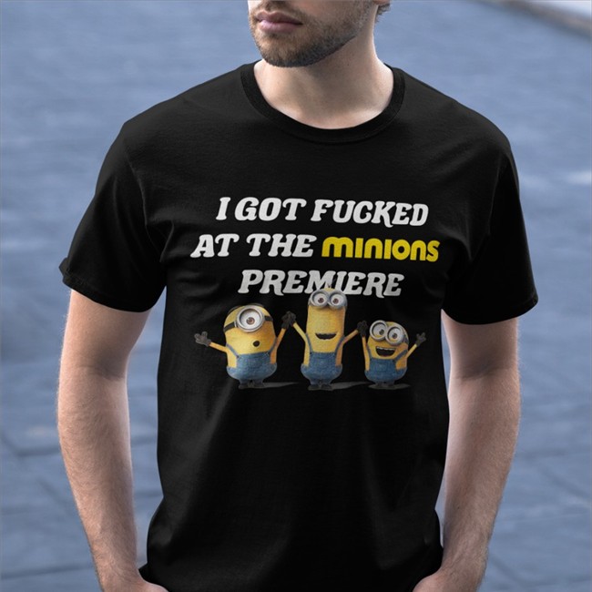 Wahlid Mohammad I Got Fucked At The Minions Premiere Long Sleeve T Shirt
