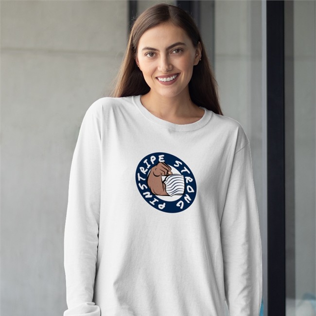 Pinstripe Strong Hooded Sweatshirt Joezmcfly