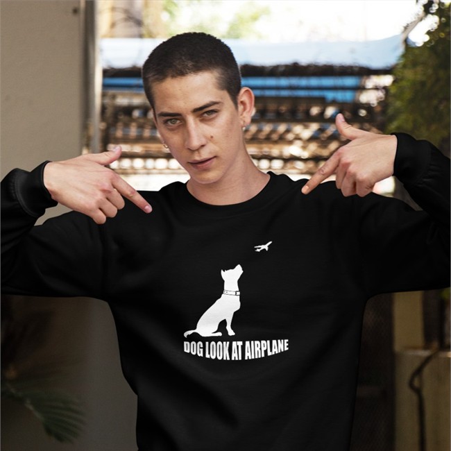 Dog Look At Airplane Shirts Engrish
