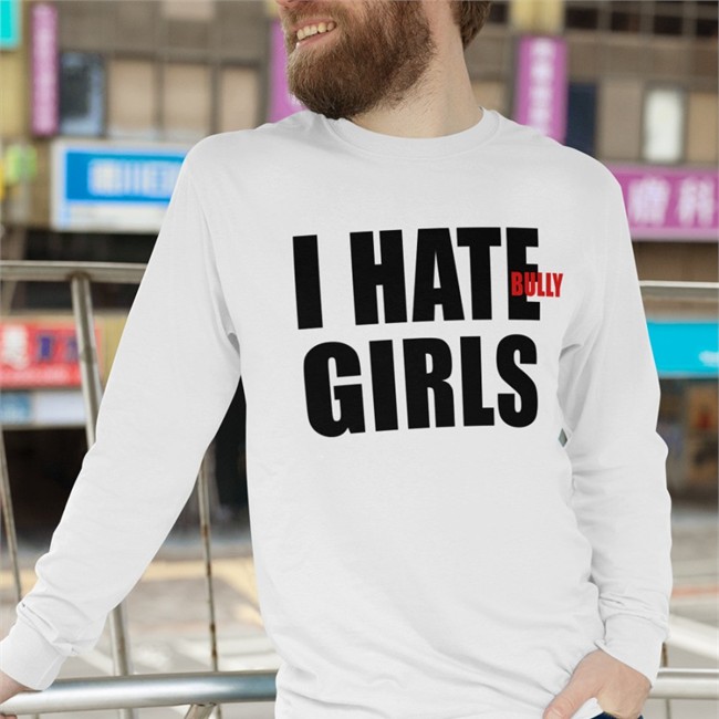 I Hate Bully Girls Hooded Sweatshirt Copkiller1999