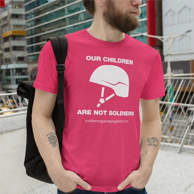 Our Children Are Not Soldiers Shirt Black