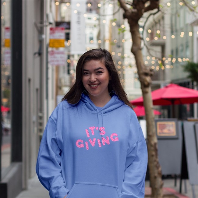 Doja Cat It's Giving Logo Hoodie It's Giving Store