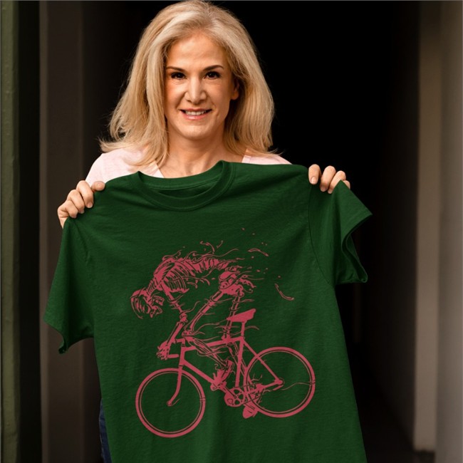 Cyklo Kostra Long Sleeve Bicycle Cyklo Kostra T-Shirt BR3ADB0Y