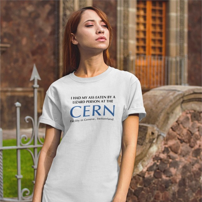 Shitheadsteve Merch I Had My Ass Eaten By A Lizard Person At The Cern Facility In Geneva Switzerland Long Sleeve Shirt Elon Musk
