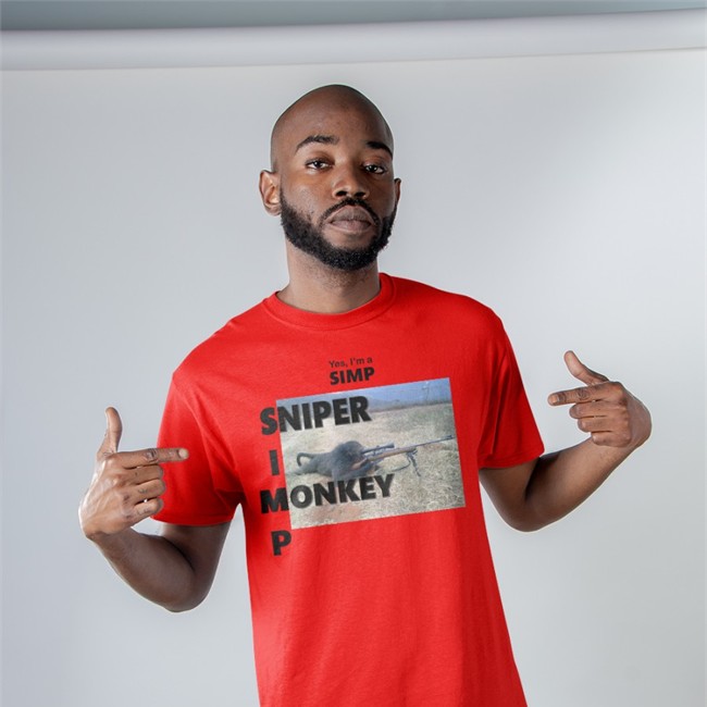 Shirts That Go Hard Yes I'm A Simp Sniper I Monkey P Sweatshirt Yes I'm A Simp Sniper I Monkey P Hoodie