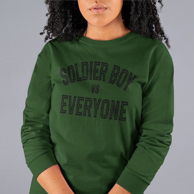Jensen Ackles Soldier Boy Vs Everyone Shirt Jensen Ackles Wearing Soldier Boy Vs Everyone Shirt