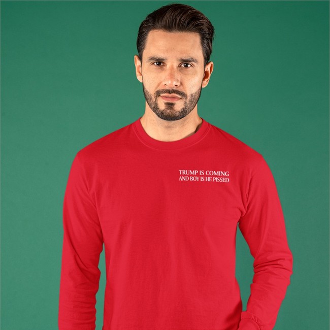 Bookersparticus New Trump Shirt Trump Is Coming And Boy Is He Pissed Shirt