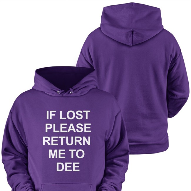 If Lost Please Return Me To Dee Tee Shirt Wholesomememes If Lost Please Return Me To Dee Long Sleeve T Shirt