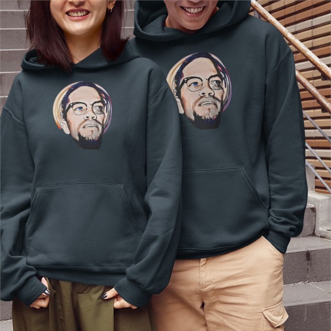 Malcolm X Portrait Active Hoodies
