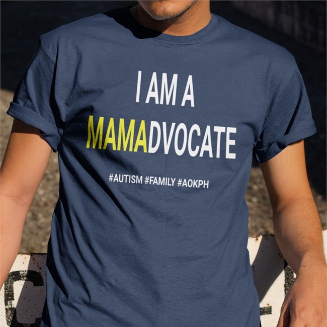 Iama Mamadvocate Autism Family Aokph Shirt AutismOKPH Mighty Magulang