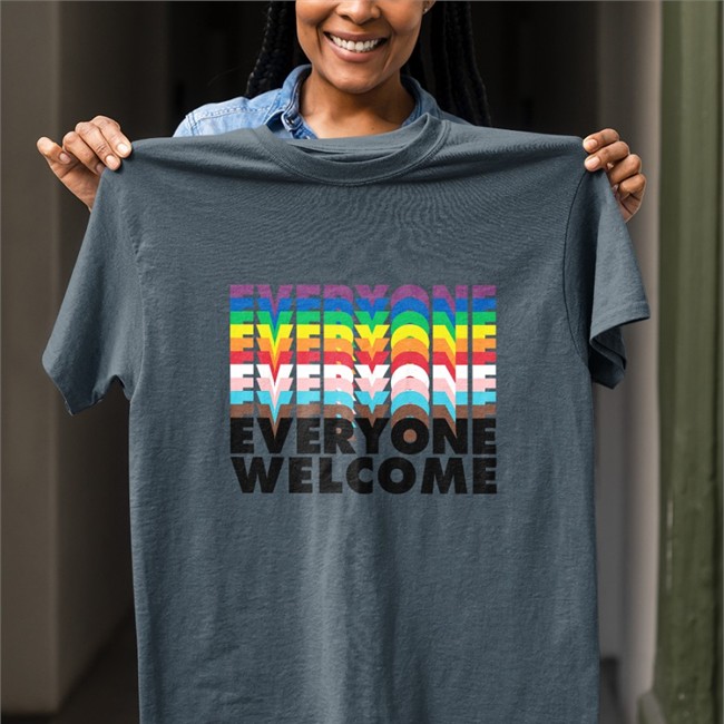 Everyone Welcome Shirt Grey