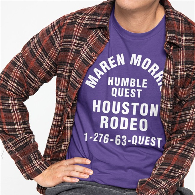 Maren Morris Merch Store Maren Morris Humble Quest Houston Rodeo1-276-63-Quest T Shirt