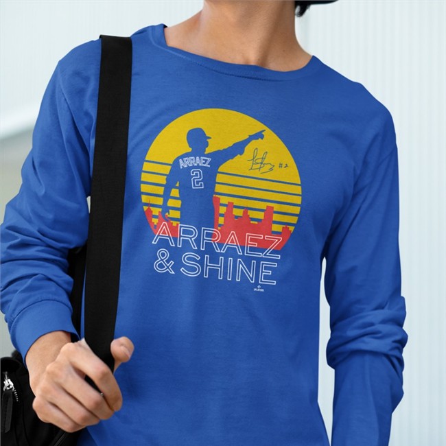Arraez & Shine T Shirt Luis Arraez Bally Sports North Caleb Thielbar Caleb Thielbar Arraez & Shine T Shirt Luis Arraez Bally Sports North