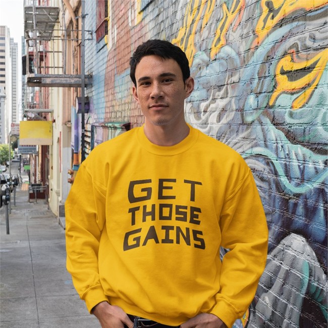 Get Those Gains Tee Wolfinwolfi