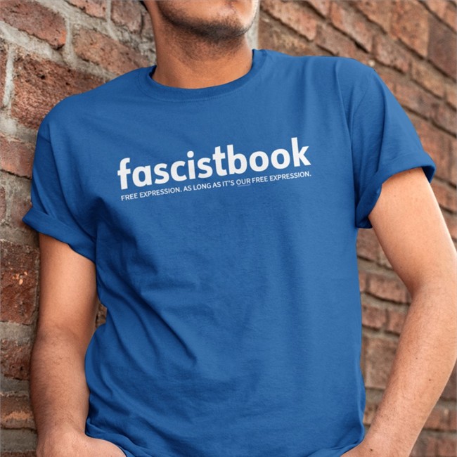 Fascistbook Tank Top Free Expression As Long As It's Our Free Expression Five Times August Merch