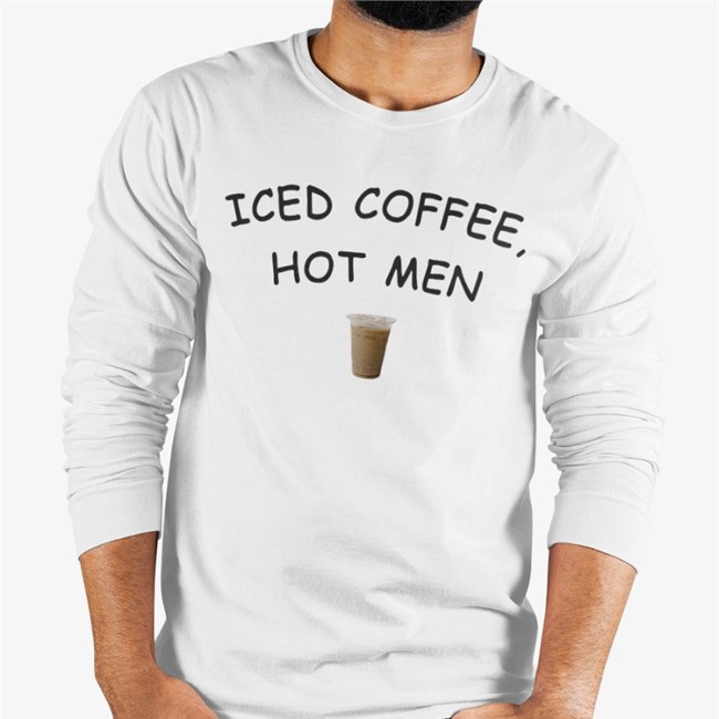 Iced Coffee Hot Men Hoodie Iced Coffee Hot Men Hoodie