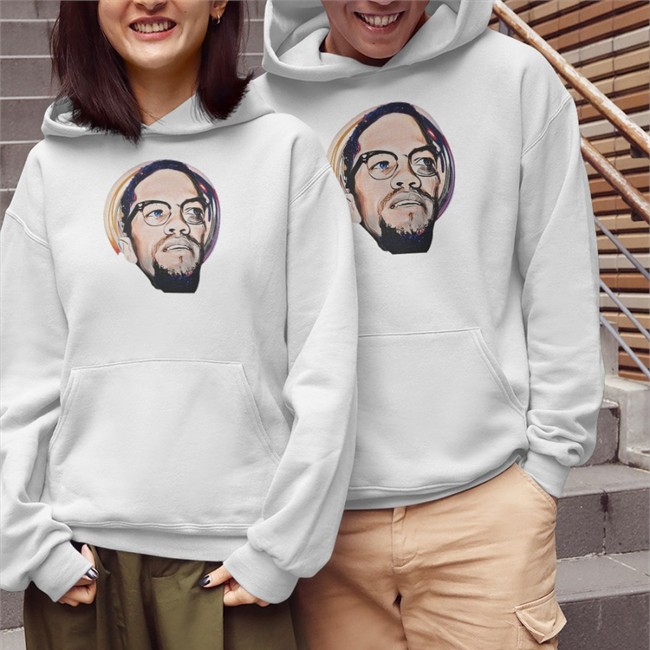 Malcolm X Portrait Active Shirts Malcolm X Portrait Active Crewneck Sweatshirt