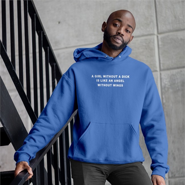 A Girl Without A Dick Is Like An Angel Without Wings Shirt