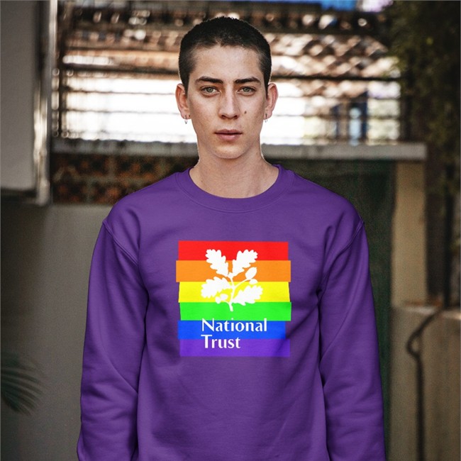 National Trust Shirt Black Pride LGBTQ National Trust T-Shirt Luke Pollard MP