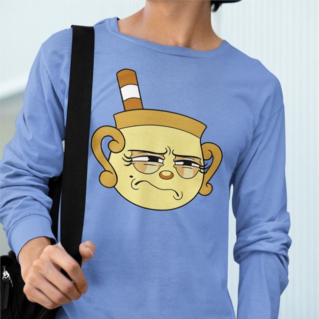 Iam8bit Merch The Cuphead Show Super Extra Comfy Character Long Sleeve Tee Studio Mdhr Studio Mdhr Iam8bit Merch The Cuphead Show Super Extra Comfy Character Shirt