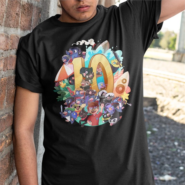 Creator Ink Shop Baby Pengy Plushie 10 Year Anniversary Shirts NicoB7700 10 Year Anniversary Tee