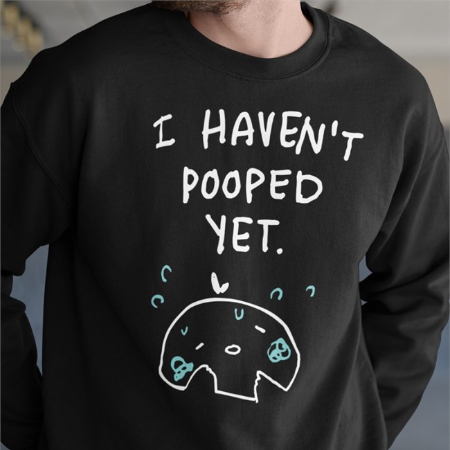I Haven't Pooped Yet Tee Shirt I Haven't Pooped Yet T Shirts Can't Poop Ohmonah Merch