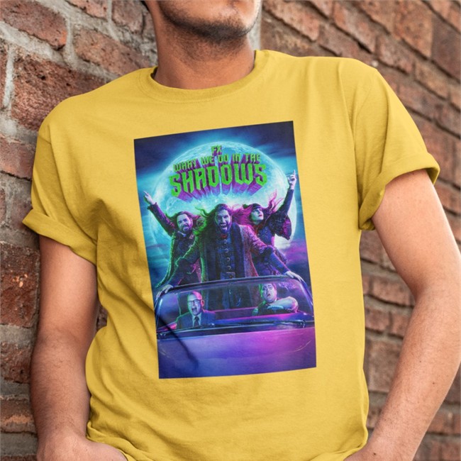 What We Do In The Shadows Season 3 Car Key Art T-Shirt Fx Networks Shop What We Do In The Shadows Season 3 Car Key Art Tee