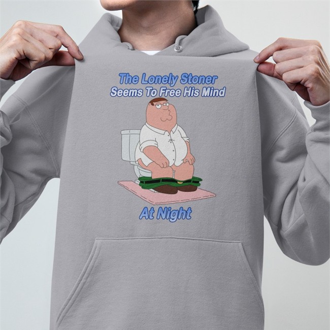 Peter Griffin The Lonely Stoner Seems To Free His Mind At Night T Shirt Might Be Cursed Peter Griffin The Lonely Stoner Seems To Free His Mind At Night Shirt Might Be Cursed